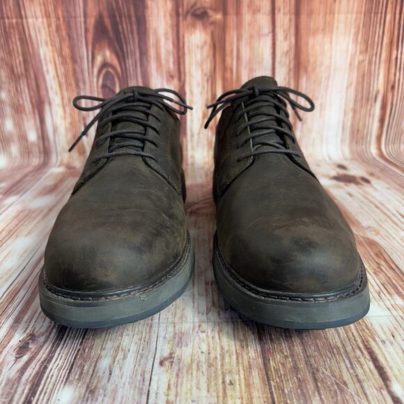Timberland SQUALL CANYON Mens Sz 13 Brown Leather Waterproof Oxfords Dress Shoes - Picture 2 of 10